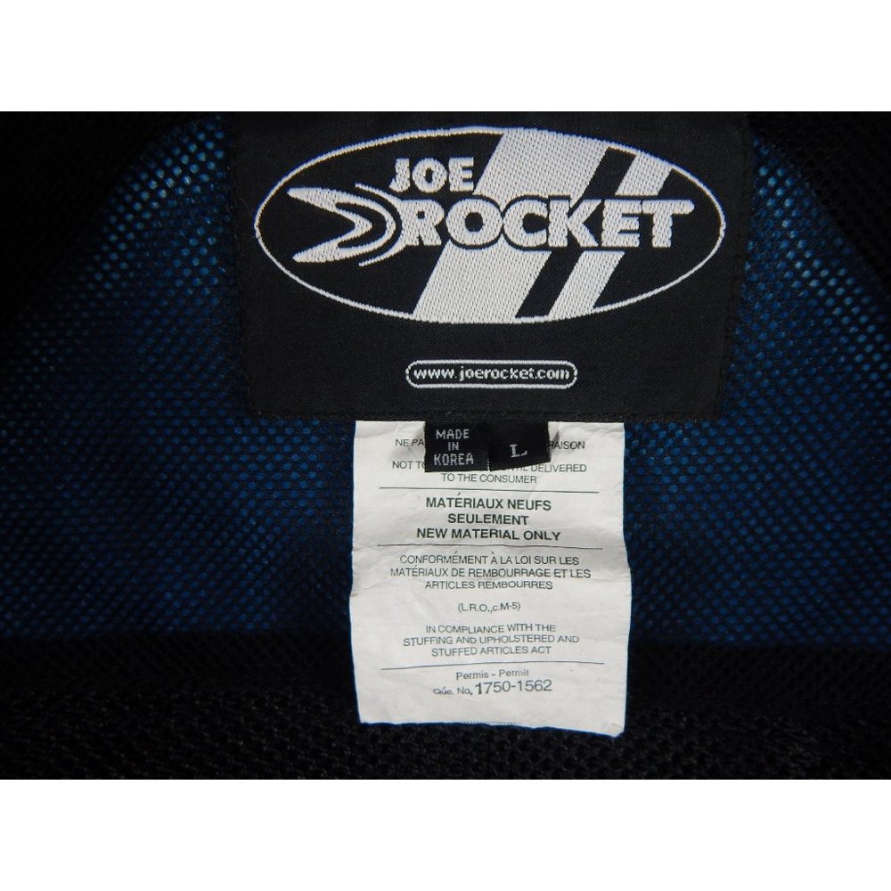 Joe Rocket Leather & Mesh Padded Motorcycle Racin… - image 3
